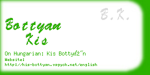 bottyan kis business card